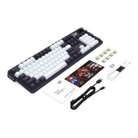 Redragon K762WB-RGB-PRO LCD Full-size Gasket Mechanical Keyboard - Black-RD-K762WB-RGB-PRO