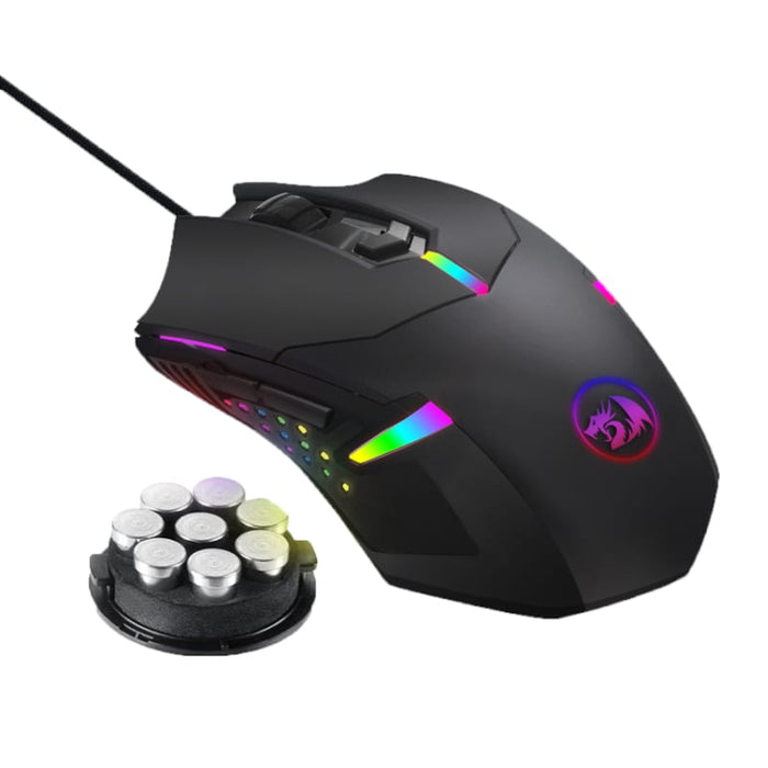 REDRAGON CENTROPHORUS 7200DPI RGB Gaming Mouse - Black-RD-M601-RGB