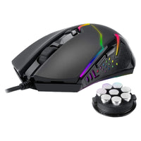 REDRAGON CENTROPHORUS 7200DPI RGB Gaming Mouse - Black-RD-M601-RGB