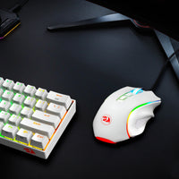 REDRAGON GRIFFIN 7200DPI Gaming Mouse - White-RD-M607W