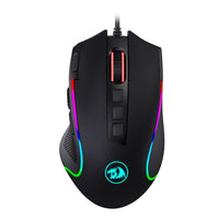 REDRAGON PREDATOR 4000DPI RGB Ergo Gaming Mouse - Black-RD-M612-RGB