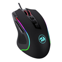 REDRAGON PREDATOR 4000DPI RGB Ergo Gaming Mouse - Black-RD-M612-RGB