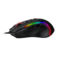 REDRAGON PREDATOR 4000DPI RGB Ergo Gaming Mouse - Black-RD-M612-RGB
