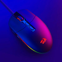 Redragon M719 INVADER RGB 10000 DPI Wired Optical Gaming Mouse - Black-RD-M719-RGB