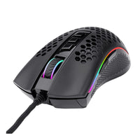 REDRAGON STORM 12400DPI 7 Buttons|Ergonomic Design|P3327 Optical Sensor|Lightweight Body|RGB Backlit gaming Mouse - Black-RD-M808-RGB