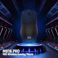 REDRAGON M916 PRO 4K 3-Mode Wireless Gaming Mouse - Black-RD-M916-PRO-4K