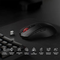 Redragon FYZU M995 PRO Wireless Gaming Mouse - Black-RD-M995-PRO