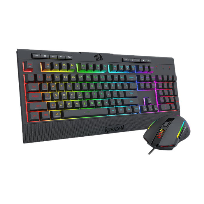 Redragon S151 Gaming Keyboard and Mouse Combo-Black-RD-S151