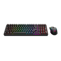 Redragon S162 RGB 3-Mode Wireless Mechanical Gaming Keyboard and Mouse Combo - Black-RD-S162