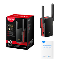 Cudy AX3000 Wi-Fi 6 Range Extender - Dual Band Wireless Extender Wall Plug | chavda.com