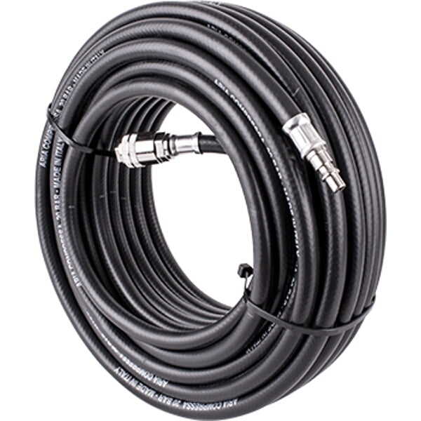 Rubber Air Hose 8mm x 20m with Quick Coupler - High Quality Air Compressor Hose