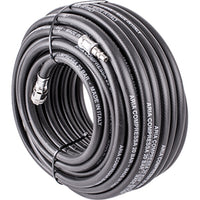Rubber Air Hose - 8mm x 30m - Quick Coupler - Compressor Hose - Made in Italy