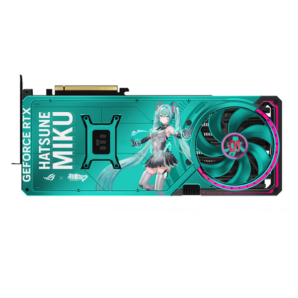 Asus ROG Astral GeForce RTX 5080 16GB GDDR7 OC Hatsune Miku Graphics Card-ROG-ASTRAL-RTX5080-O16G-M