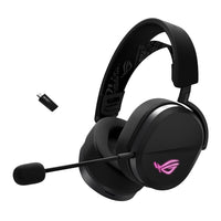 ASUS ROG Pelta Wireless Gaming Headset Black: Low Latency, 50mm Drivers, Clear Mic