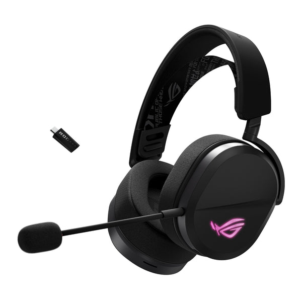 ASUS ROG Pelta Wireless Gaming Headset Black: Low Latency, 50mm Drivers, Clear Mic