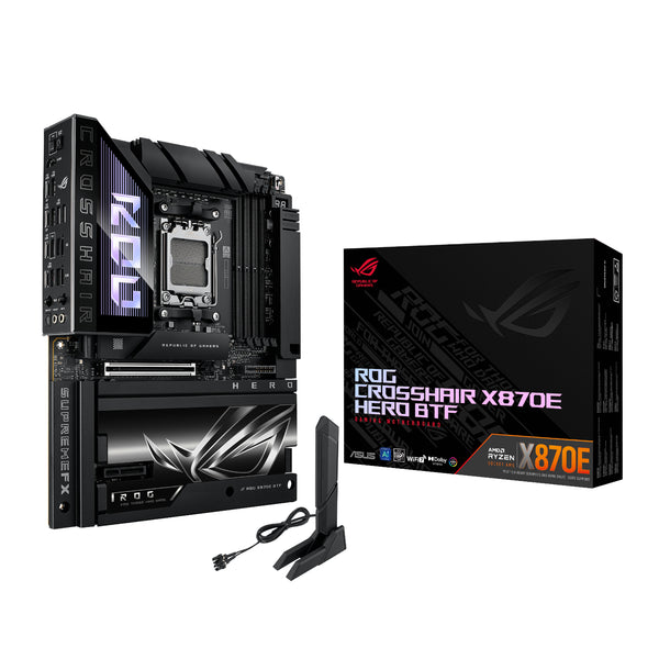 ASUS ROG CROSSHAIR X870E HERO BTF AMD AM5 ATX Gaming Motherboard-ROGCROSSHAIRX870EHEROBTF