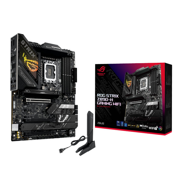 Asus ROG Strix Z890-H GAMING WIFI Intel LGA1851 ATX Motherboard-ROGSTRIXZ890-HGAMINGWIFI