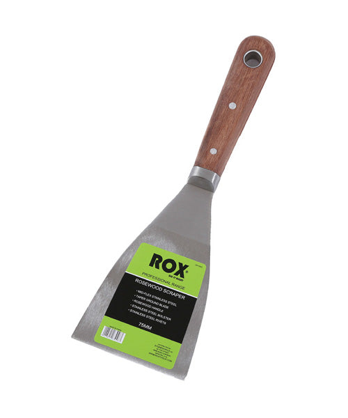 ROX Rosewood Scraper - Stainless 75 Mm