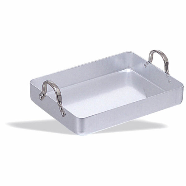 PUJADAS Roasting Pan Aluminium - 400Mm X 300Mm (Fixed Handles) - RPA0400