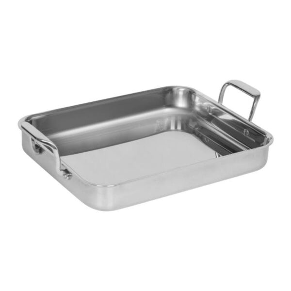 BCE Roasting Pan S/Steel - 360Mm X 290Mm X 50Mm With Handles - RPS0360
