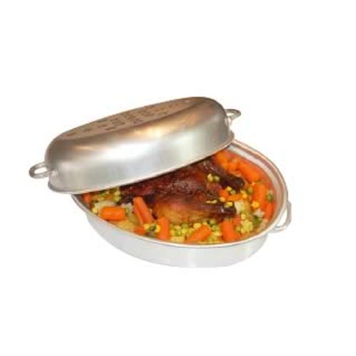BCE Aluminium Large Oval Roaster 240Mm X 360Mm X 180Mm - RSA0002