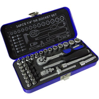Major Tech 34pc Ratchet Socket Set | RSS34