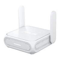 ASUS Go Wi-Fi 7 Dual-Band Travel Router with 5G - White-RT-BE58 GO