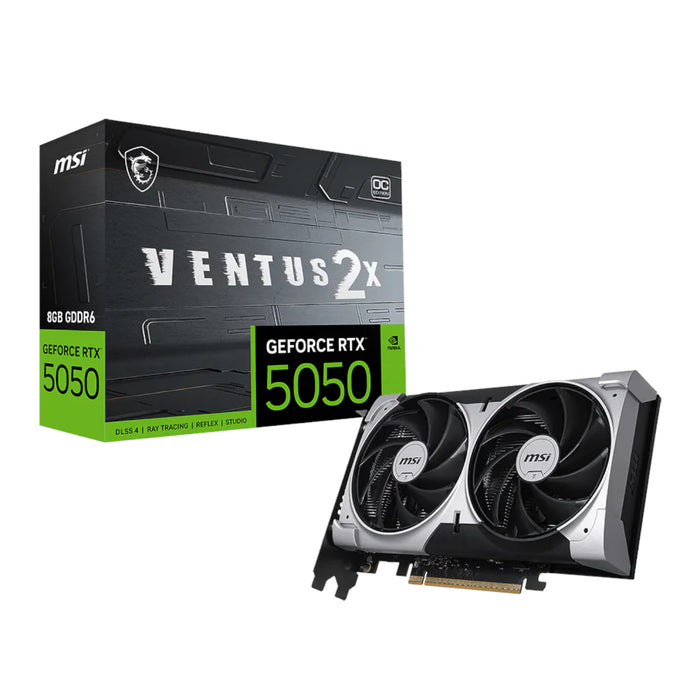 MSI GeForce RTX 5050 8G VENTUS 2X OC Graphics Card-RTX5050VENTUS2XOC8G
