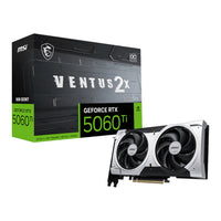 MSI Nvidia GeForce RTX 5060TI VENTUS 2X OC PLUS 8GB Graphics Card-RTX5060TIVENTUS2XOCPLU