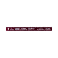 300MM CORK BACKED STAINLESS STEEL RULER BLUE