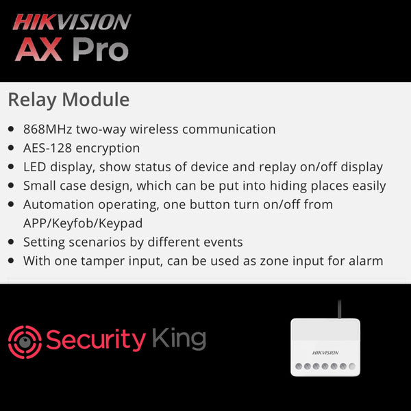Hikvision AX-PRO Wireless Relay Module - CP409
