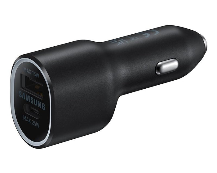 Samsung Dual Port Car Charger 40w-Black-SAM-EP-L4020NB