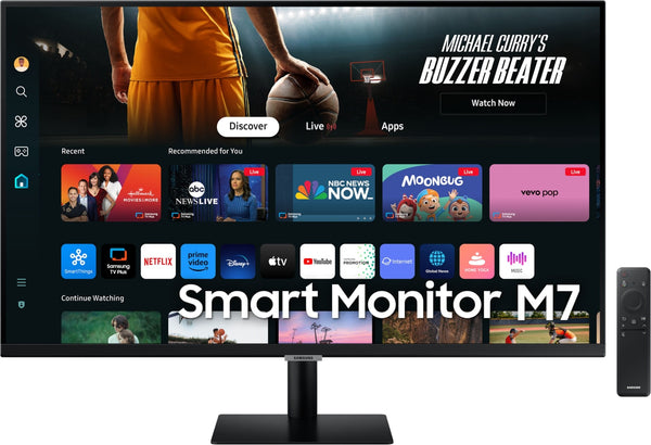 Samsung 32in 4K UHD Smart Monitor-SAM7LOGI
