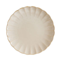 EAST - SAND - COUPE SCALLOPED PLATE - 30CM (12) - SANEAT30DZ