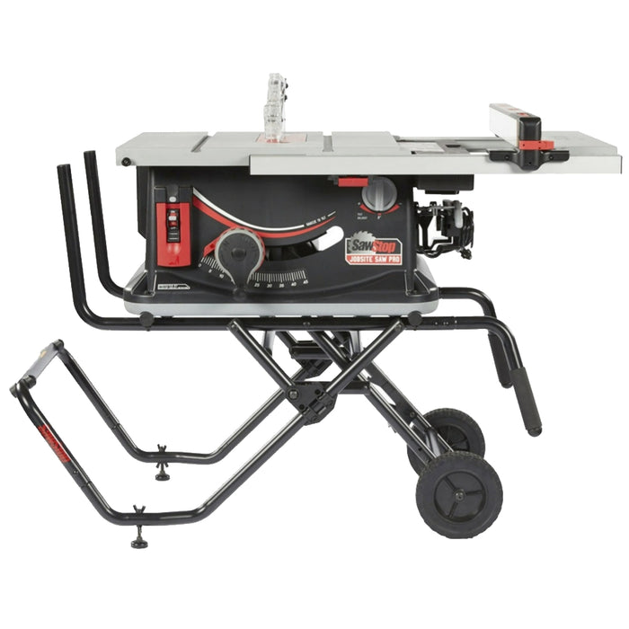 Sawstop Jobsite Saw Pro 250 Mm With Mobile Cart Assembly Sawstop Saw Jss230 A50 I