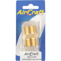NIPPLE BRASS 3/4X3/4 M/M 1PC PACK