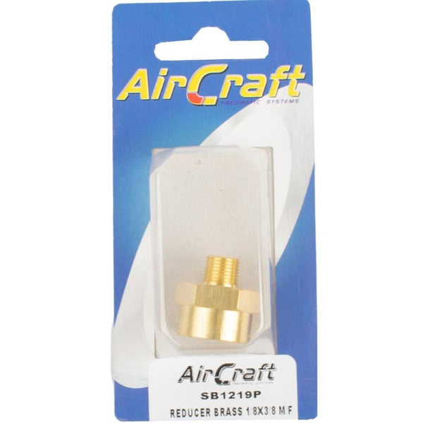 REDUCER BRASS 1/8X3/8 M/F 1PC PACK