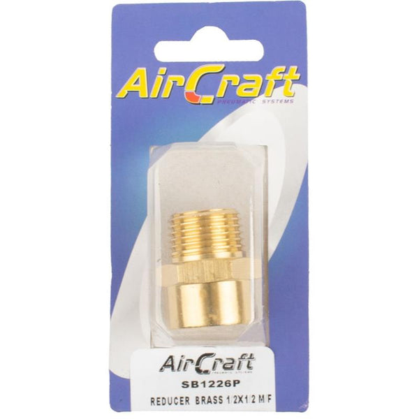 REDUCER  BRASS 1/2X1/2 M/F 1PC PACK
