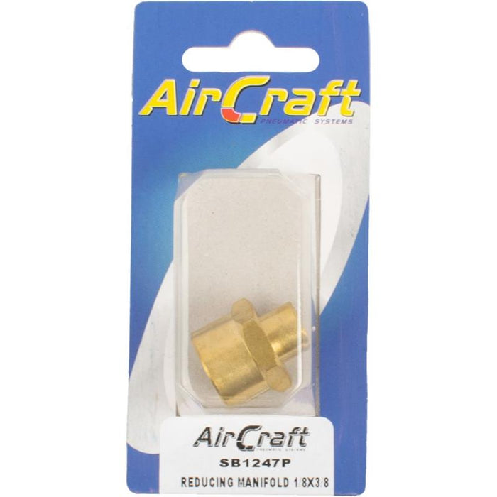REDUCING MANIFOLD 1/8X3/8 F/F 1PC PACK