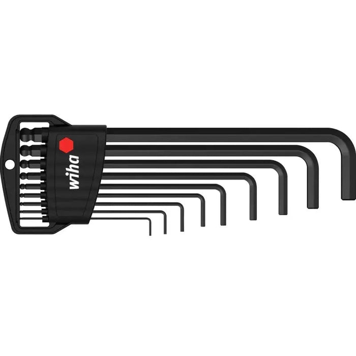 Wiha HEX DRIVER SET - BALLPOINT 1.5 - 10MM BLACK 03992 - WIH369H9BSB