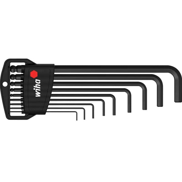 Wiha HEX DRIVER SET - BALLPOINT 1.5 - 10MM BLACK 03992 - WIH369H9BSB