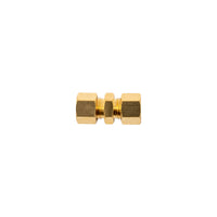 Brass Conical Straight Joint 6mm - Plumbing Fitting, Connector, Pipe Fitting - High-Quality Brass Joint