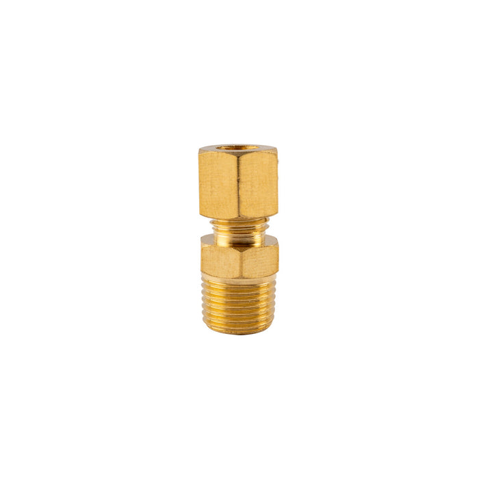 Brass Conical Straight Fitting 4mm x 1/8