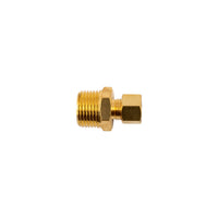 Brass Fitting: Conical Straight Connector 6mm x 3/8 Inch Male Thread - Buy Online Now!