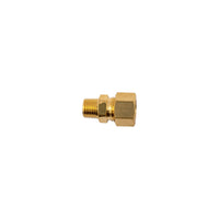 Brass Conical Straight Fitting - 8mm x 1/8