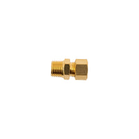 Brass Conical Straight Fitting 8mm x 1/4 Inch Male - chavda.com Plumbing Connector