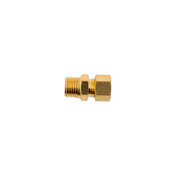 Brass Conical Straight Fitting 8mm x 1/4 Inch Male - chavda.com Plumbing Connector