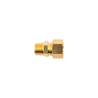 Brass Conical Fitting, 10mm x 1/4