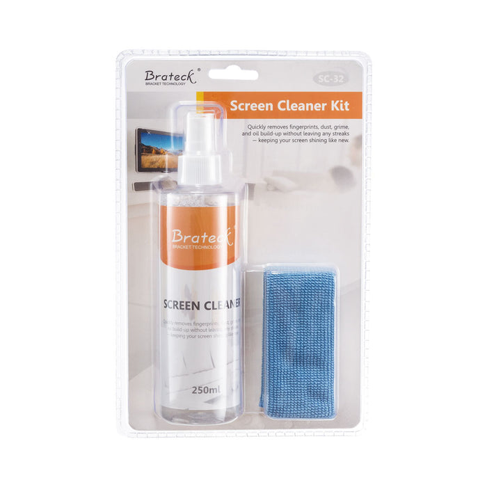 250ML SCREEN CLEANER WITH CLOTH - PC-CLEAN-SC-32