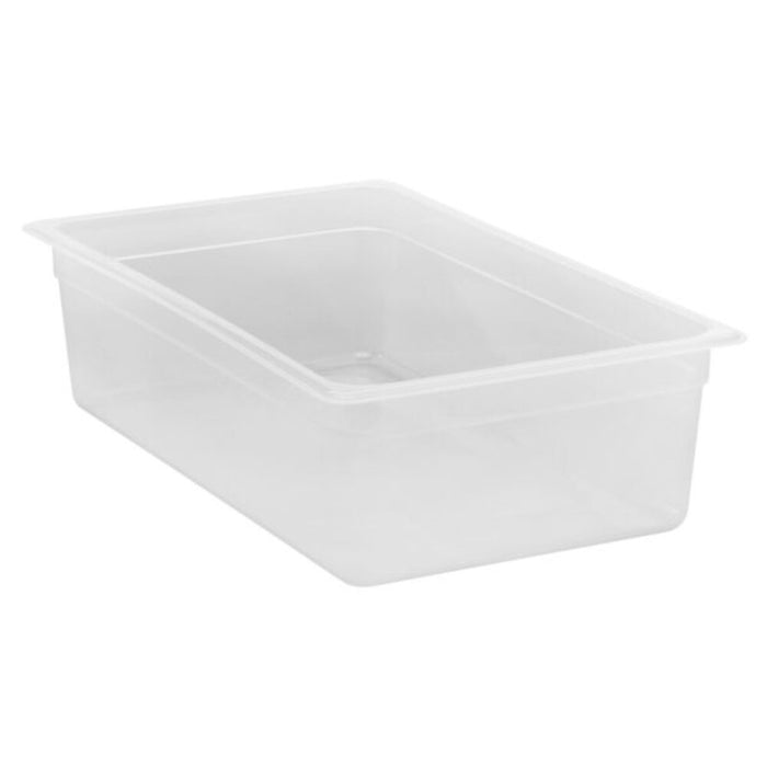 Cambro Polypropylene GN 1/1 Food Pan Translucent 150mm. Commercial Food Storage Container, Clear Plastic Gastronorm Bin.